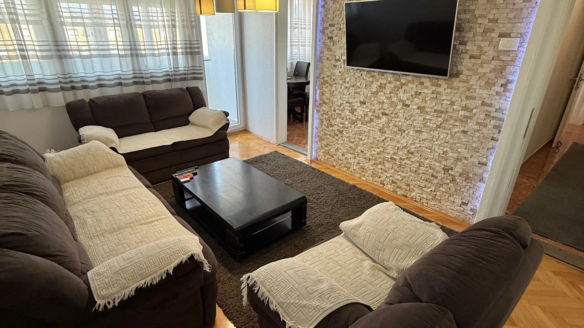 Rent, three bedroom apartment, 80m², Autobuska stanica, Podgorica