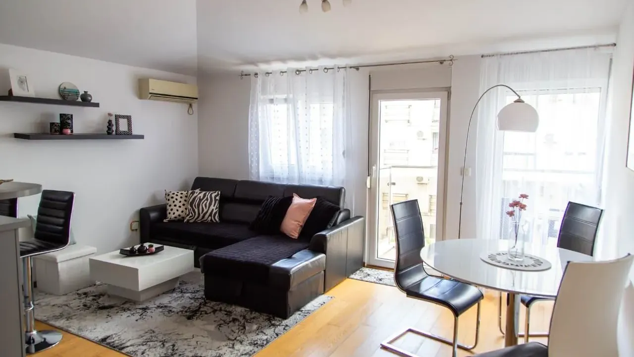 Rent, one bedroom apartment, 46m², Blok 9, Podgorica