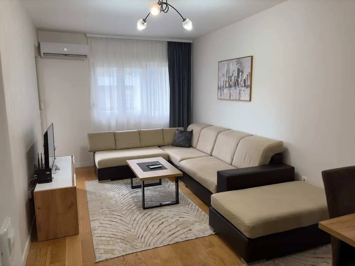 Rent, one bedroom apartment, 47m², Central Point, Podgorica