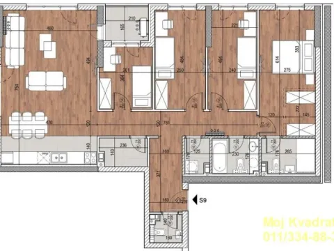 Stan in Novi Beograd Blok 60