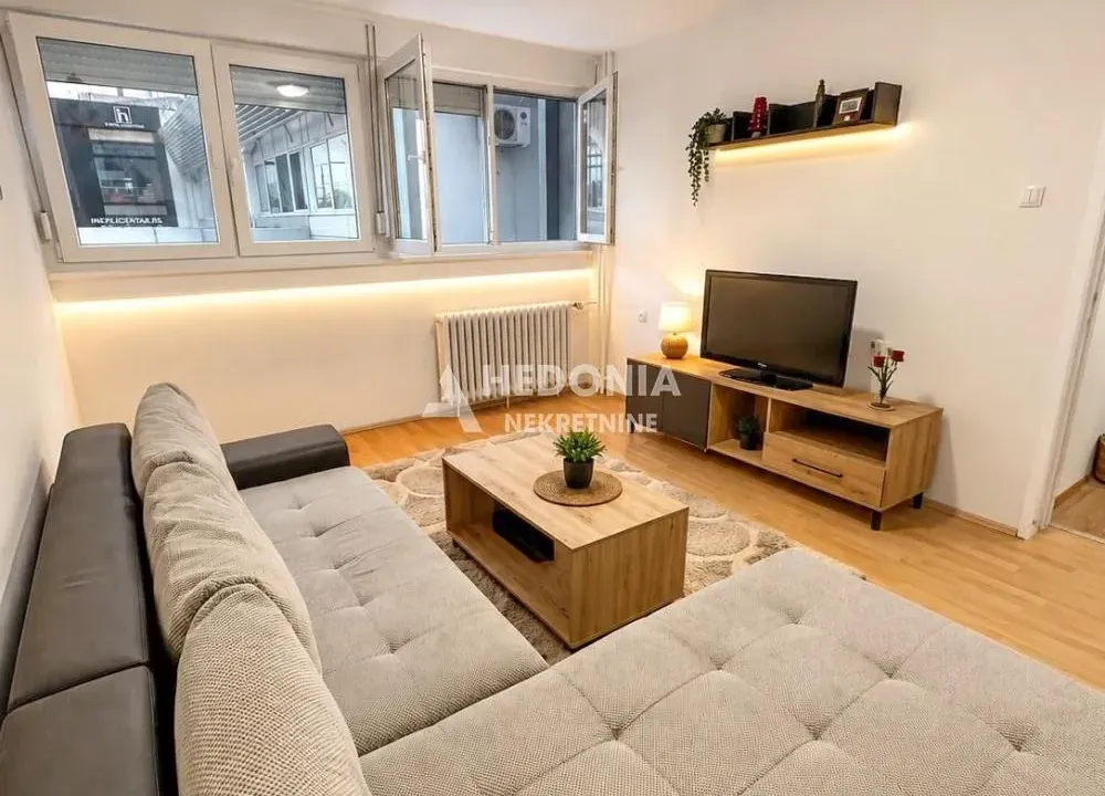 Izdavanje, dvosoban stan, 54m², Banovo Brdo, Beograd