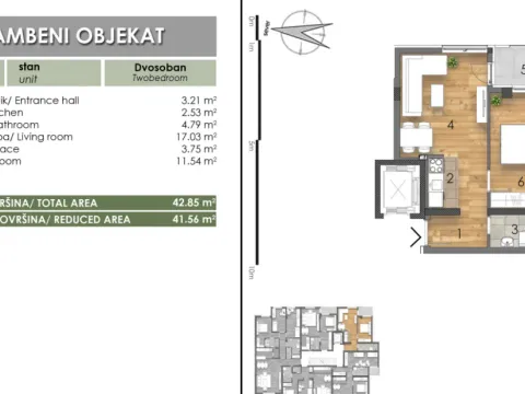 Prodaja, dvosoban stan, 42m², Bulevar Oslobodjenja, Novi Sad Sve Podlokacije - image 5