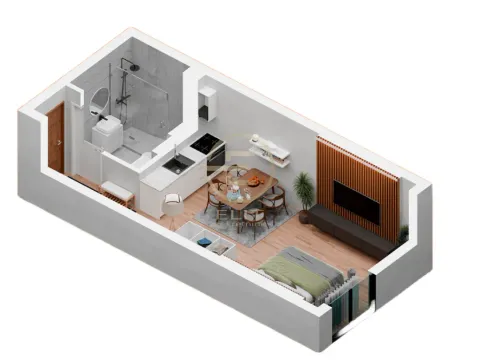 Sale, studio apartment, 26m², Podbara, Novi Sad Sve Podlokacije