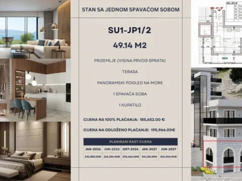 Prodaja, jednosoban stan, 49m², Dubovica, Budva - image 11