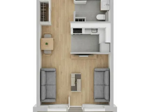 Prodaja, garsonjera, 32m², Kavač, Kotor - image 5