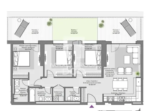 Prodaja, dvosoban stan, 63m², Savski Venac, Beograd - image 17