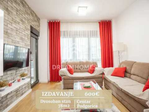 Rent, two bedroom apartment, 78m², Centar, Podgorica - image 2