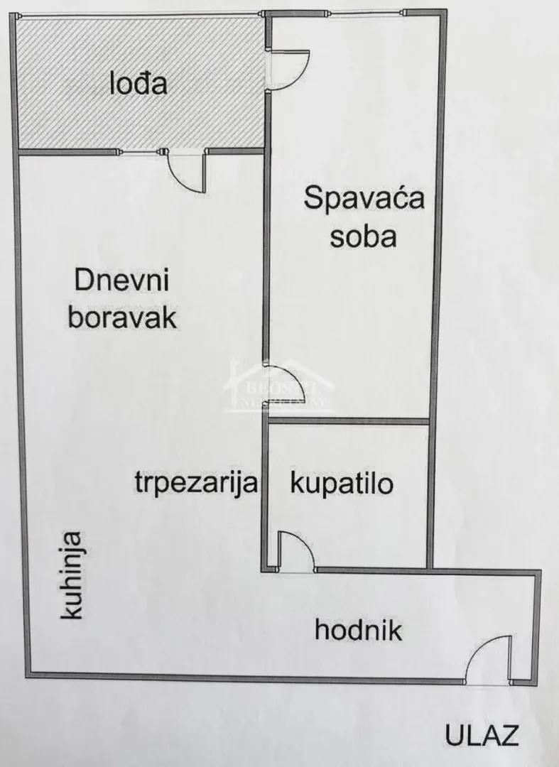 Prodaja, jednosoban stan, 47m², Ledine, Beograd