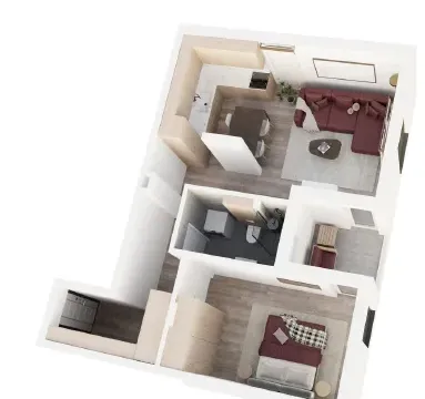 Prodaja, jednosoban stan, 51m², Pantelej, Niš - image 4