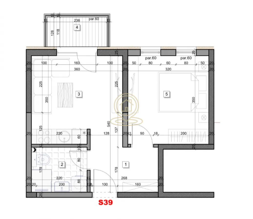 Prodaja, jednosoban stan, 34m², Centar, Vrnjačka Banja