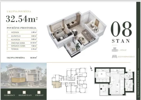 Prodaja, jednosoban stan, 32m², Banja Vrdnik, Irig - image 15