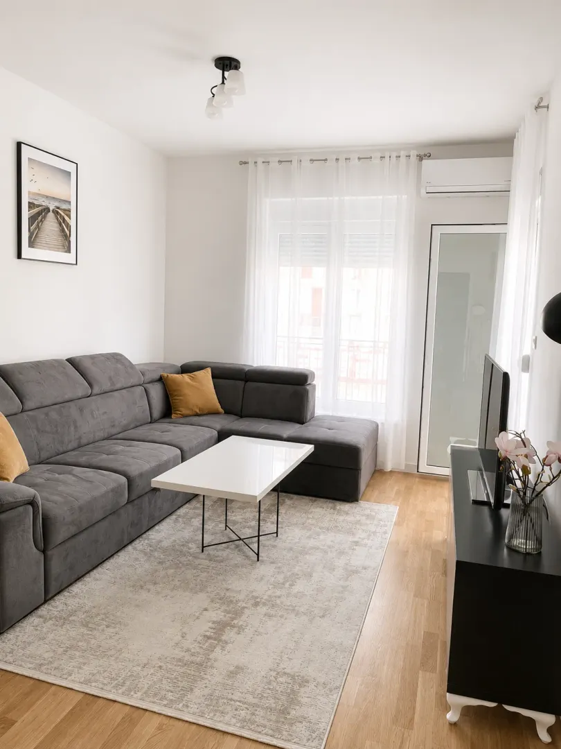 Rent, one bedroom apartment, 46m², Zabjelo, Podgorica