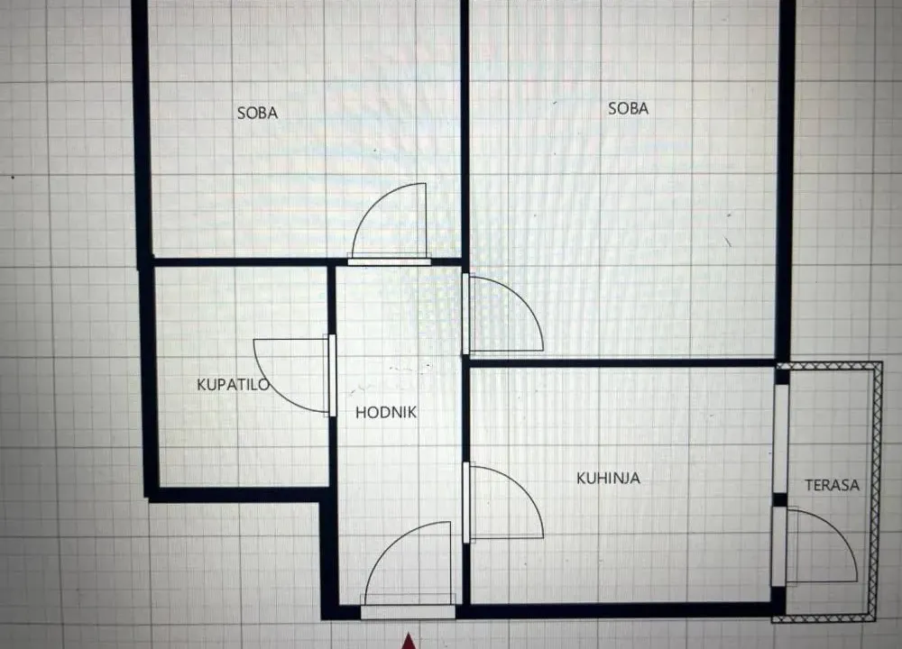 Sale, two bedroom apartment, 57m², Železnik, Beograd
