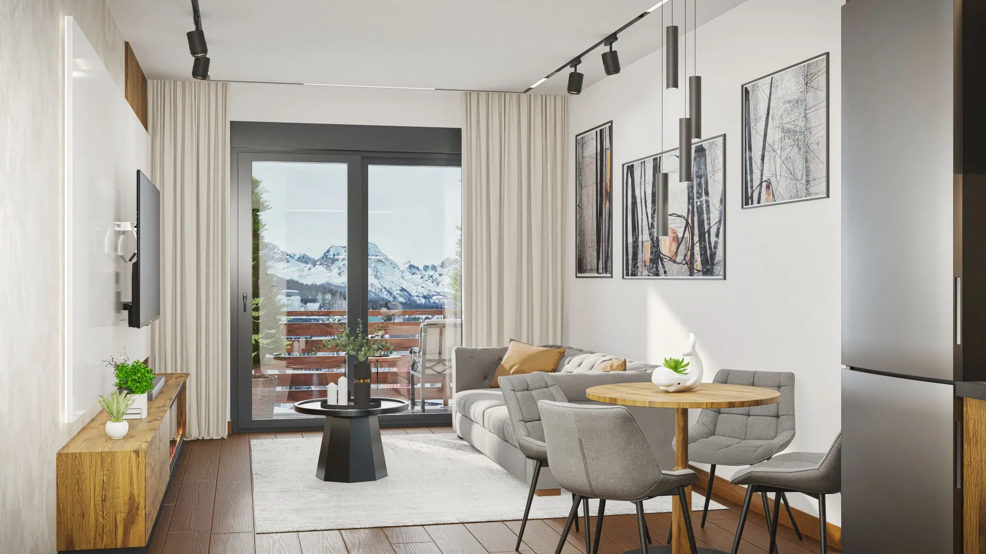 Prodaja, dvosoban stan, 48m², Centar, Žabljak