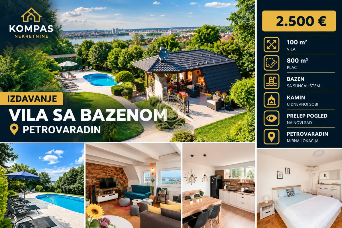 Izdavanje, kuća, 100m², Petrovaradin, Novi Sad