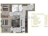 Prodaja, dvosoban stan, 69m², Čeluga, Bar - image 10