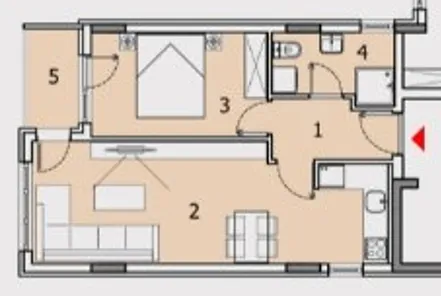 Prodaja, jednosoban stan, 44m², Pantelej, Niš - image 2