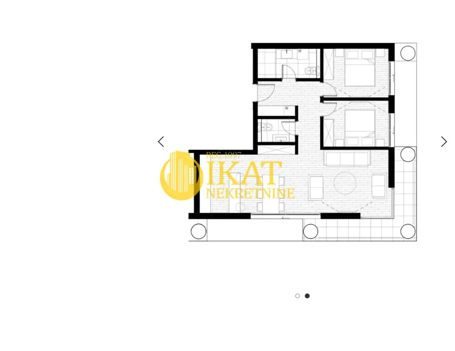 Prodaja, trosoban stan, 77m², Lekino Brdo, Voždovac Sve Podlokacije