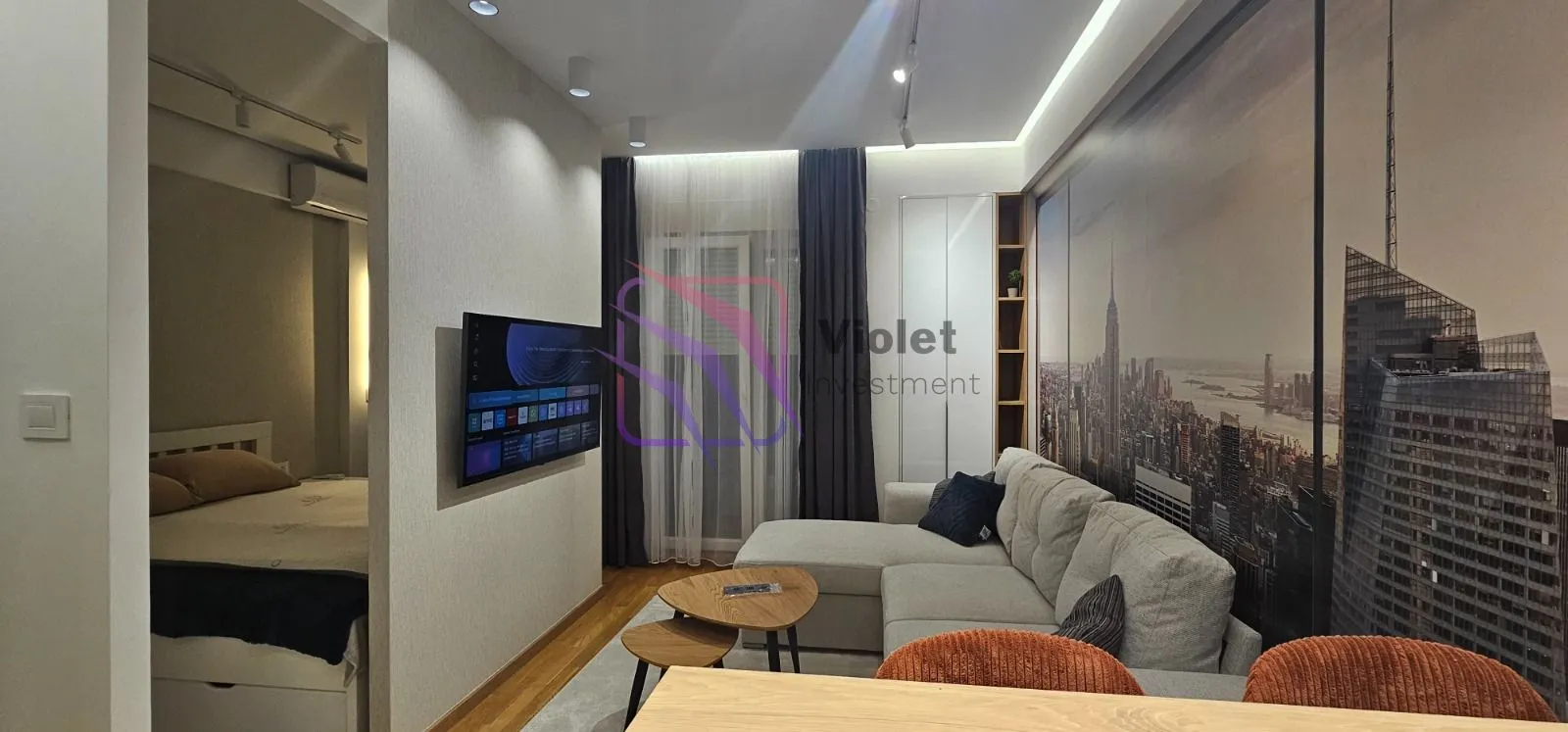 Rent, one bedroom apartment, 38m², Zabjelo, Podgorica