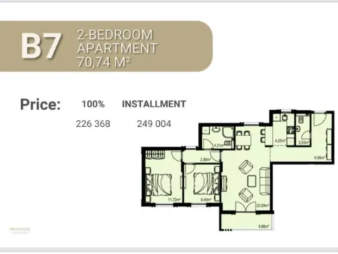 Prodaja, jednosoban stan, 28m², Bečići, Budva - image 3