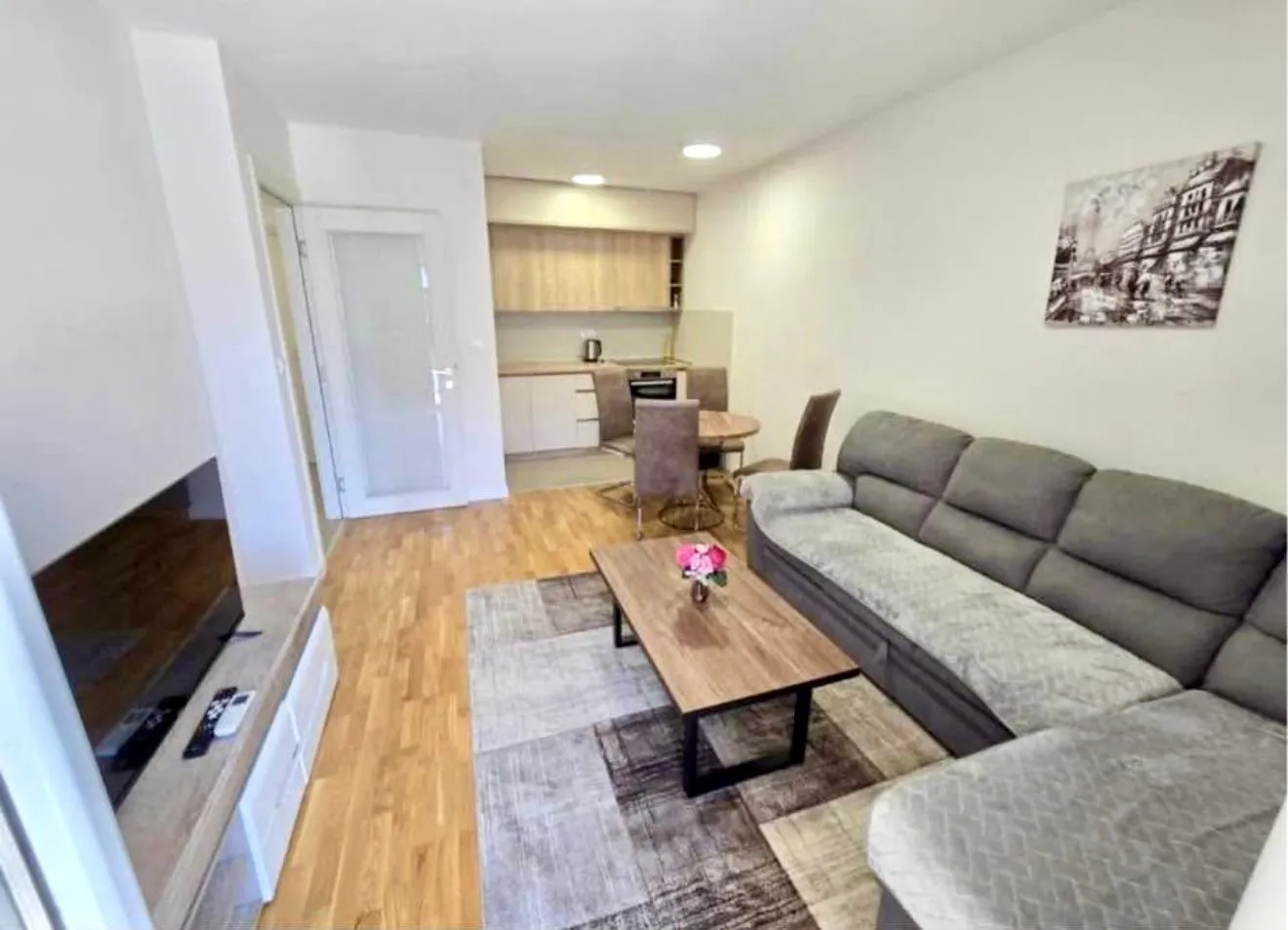 Rent, one bedroom apartment, 45m², Pobrežje, Podgorica