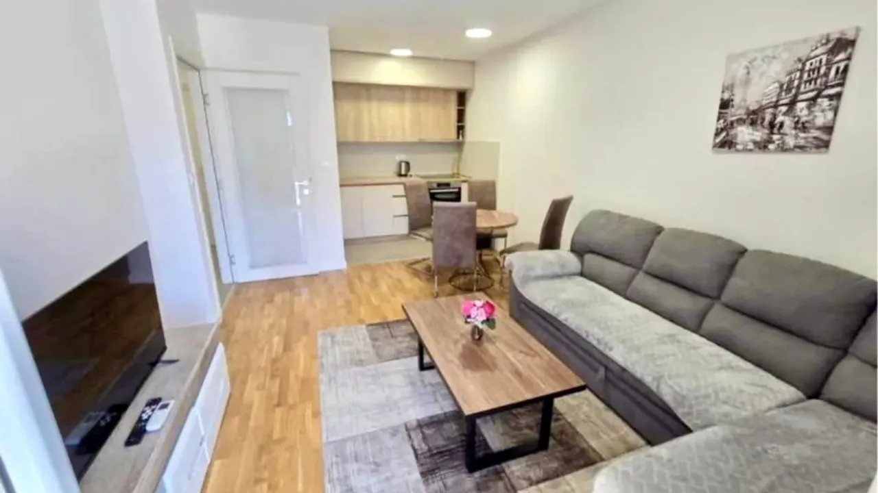 Rent, one bedroom apartment, 45m², Pobrežje, Podgorica