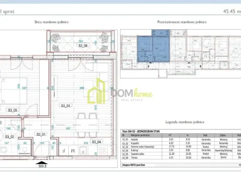 Prodaja, jednosoban stan, 45m², Momišići, Podgorica - image 3