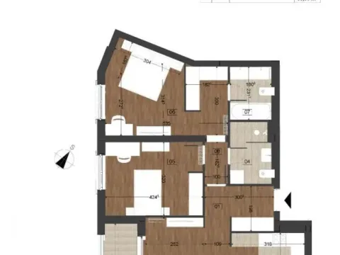 Prodaja, dvosoban stan, 80m², Podgorica, Crna Gora - image 9