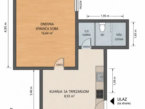 Prodaja, jednosoban stan, 27m², Zemun Sve Podlokacije, Beograd - image 12