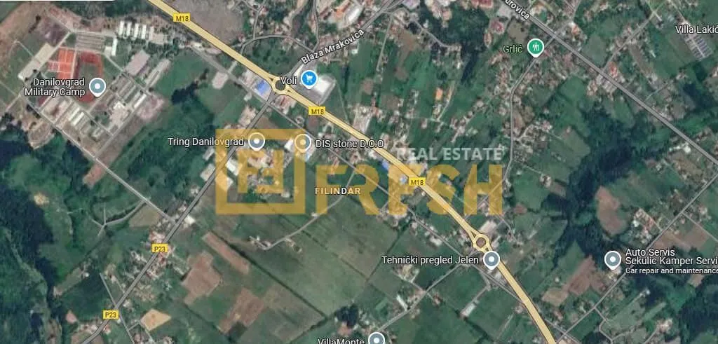 Prodaja, plac, 3114m², Danilovgrad, Crna Gora