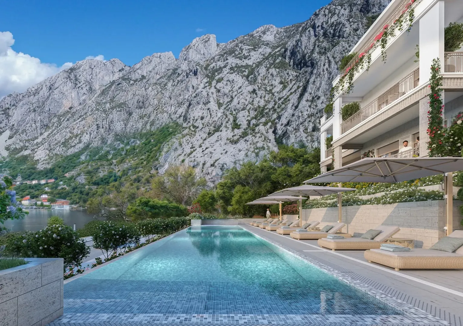 Prodaja, dvosoban stan, 74m², Dobrota, Kotor