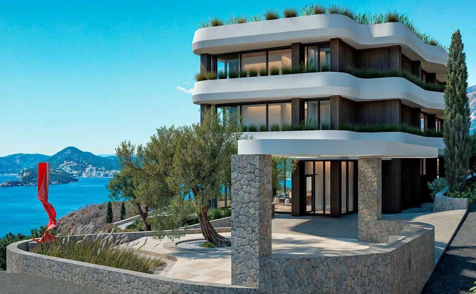 Sale, two bedroom apartment, 75m², Reževići, Budva