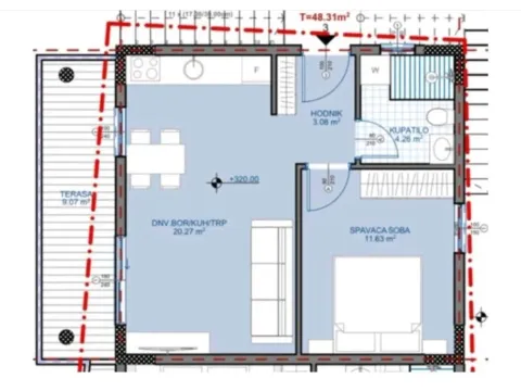Prodaja, jednosoban stan, 48m², Liman, Ulcinj - image 3