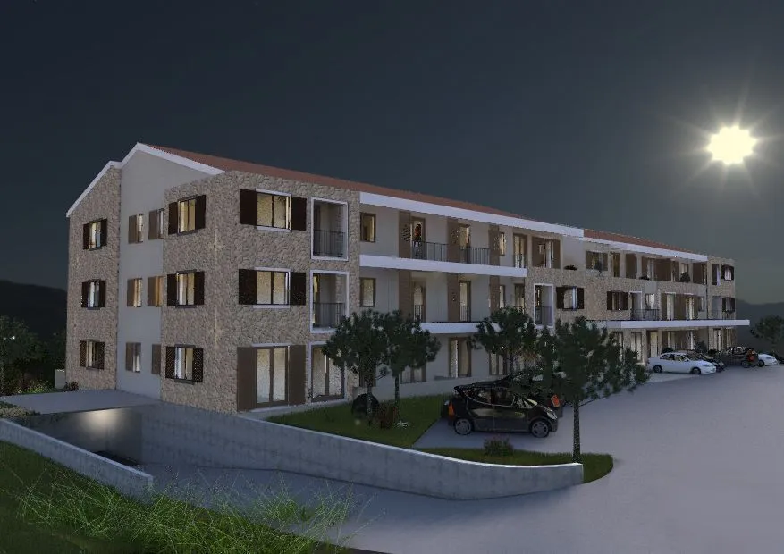 Sale, two bedroom apartment, 62m², Radanovići, Kotor