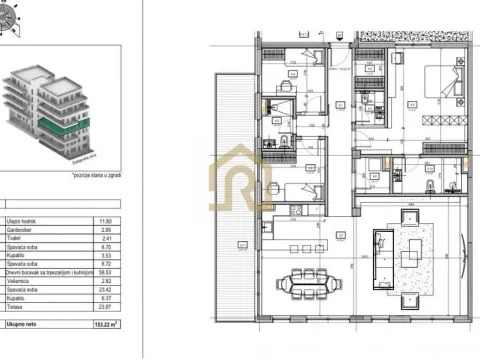 Prodaja, četvorosoban stan, 153m², Vračar Hram, Vračar Sve Podlokacije - image 6