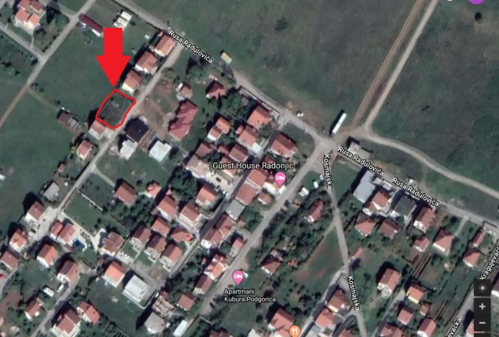Prodaja, plac, 397m², Podgorica, Crna Gora