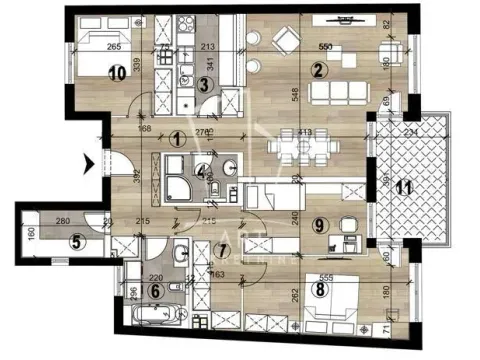Sale, four bedroom apartment, 110m², Vukov Spomenik, Zvezdara Sve Podlokacije - image 3