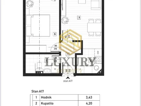 Prodaja, jednosoban stan, 47m², Zagorič, Podgorica - image 3