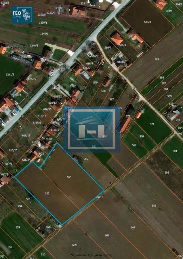 Prodaja, plac, 5000m², Trnava, Jagodina