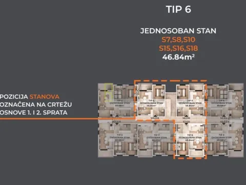 Prodaja, jednosoban stan, 47m², Donja Gorica, Podgorica - image 11