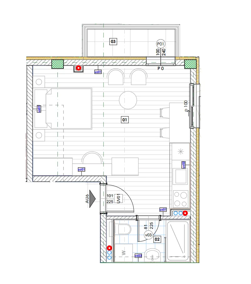 Sale, apartment, 30m², Bečići, Budva