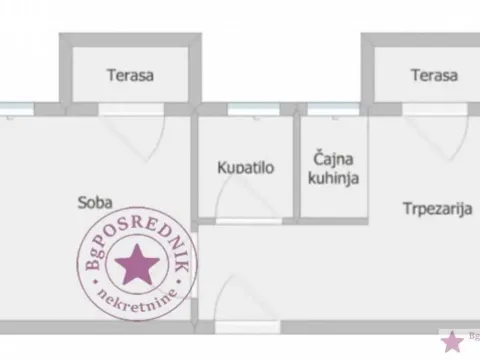 Prodaja, jednosoban stan, 44m², Savski Venac, Beograd - image 2