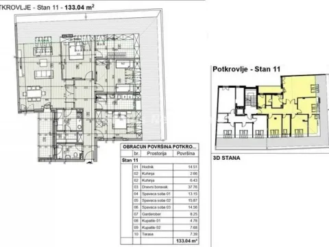 Sale, four bedroom apartment, 126m², Centar, Novi Sad - image 4