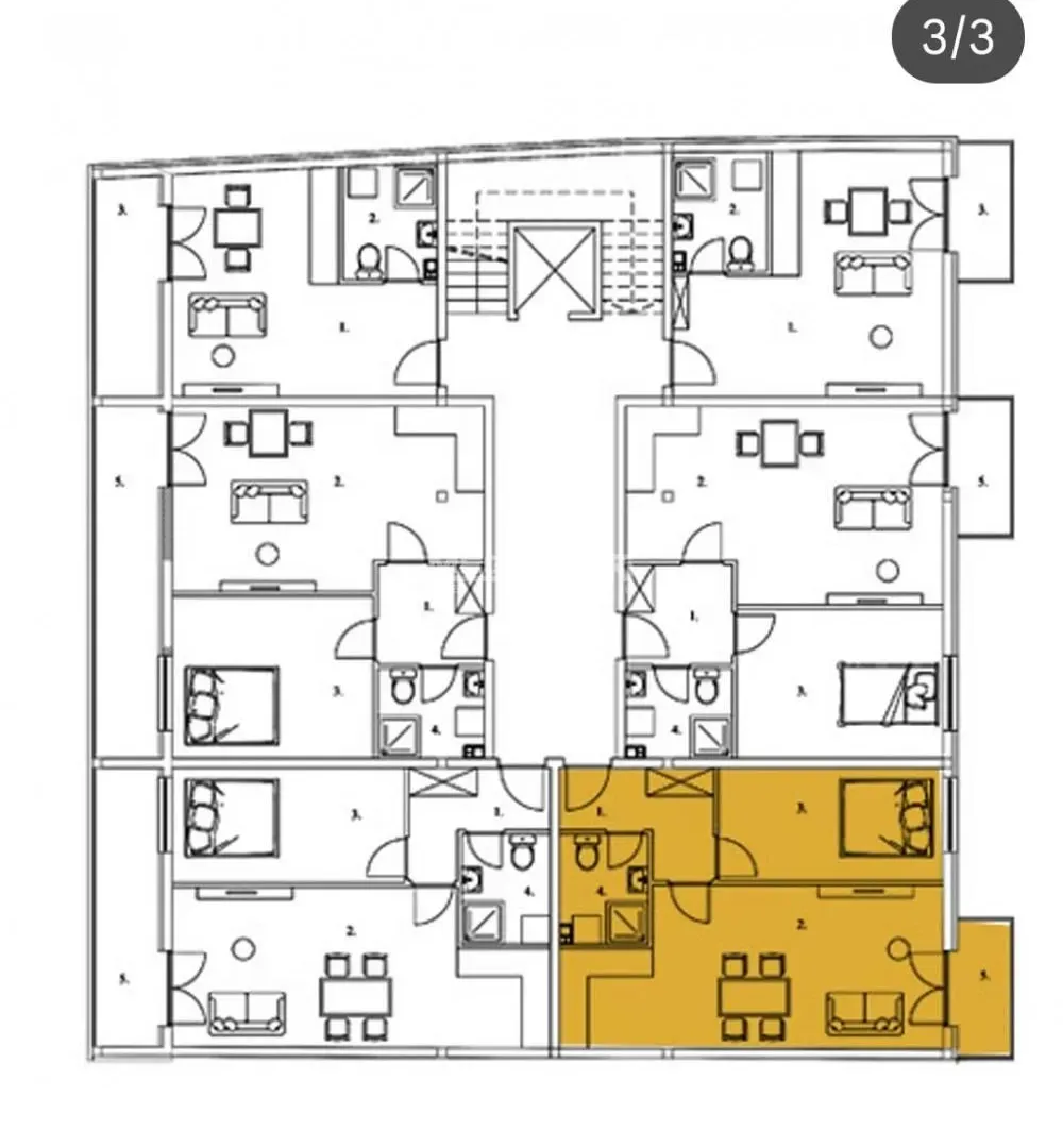 Prodaja, dvosoban stan, 51m², Centar, Pančevo