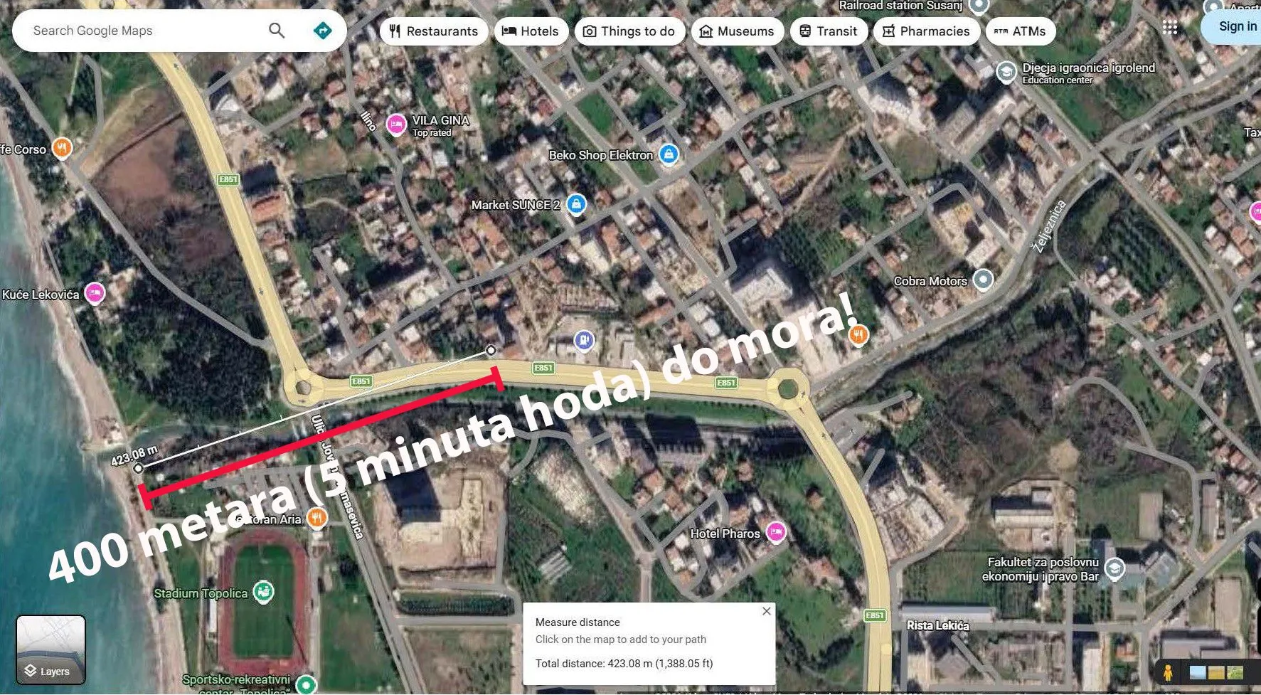Prodaja, dvosoban stan, 57m², Ilino, Bar