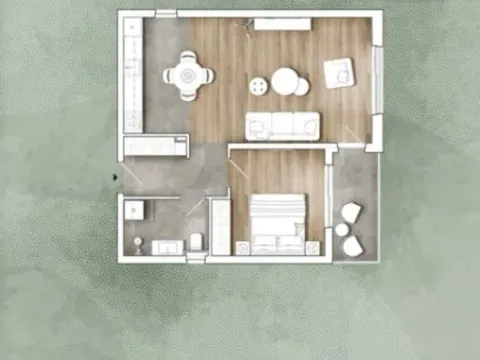 Prodaja, jednosoban stan, 58m², Radanovići, Kotor - image 3