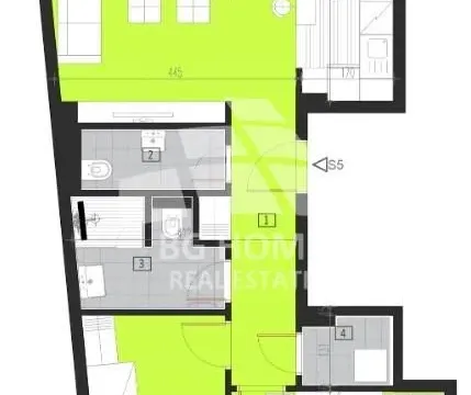 Sale, three bedroom apartment, 77m², Vračar Sve Podlokacije, Beograd - image 2