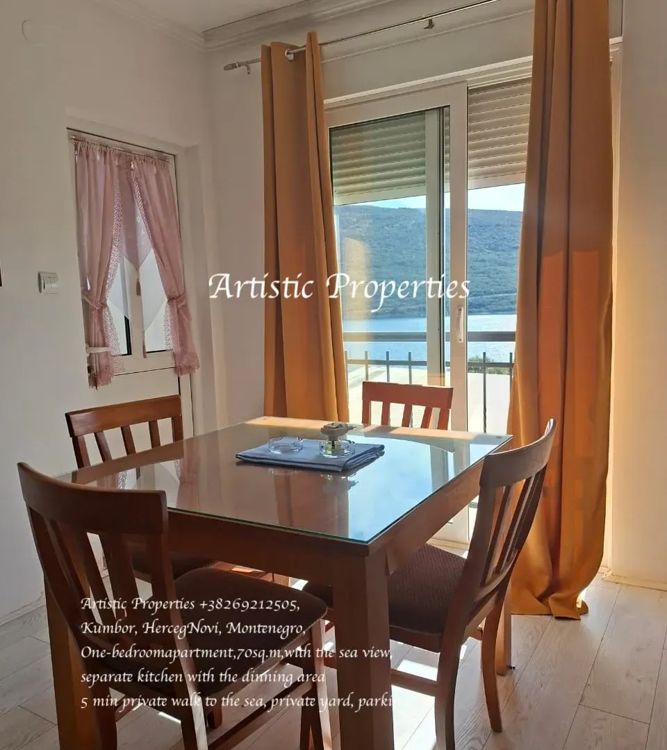 Izdavanje, jednosoban stan, 70m², Kumbor, Herceg Novi
