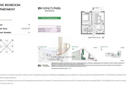 Prodaja, dvosoban stan, 54m², Savski Venac, Beograd - image 17