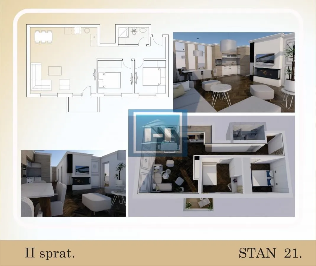 Prodaja, trosoban stan, 65m², Aqua park, Jagodina